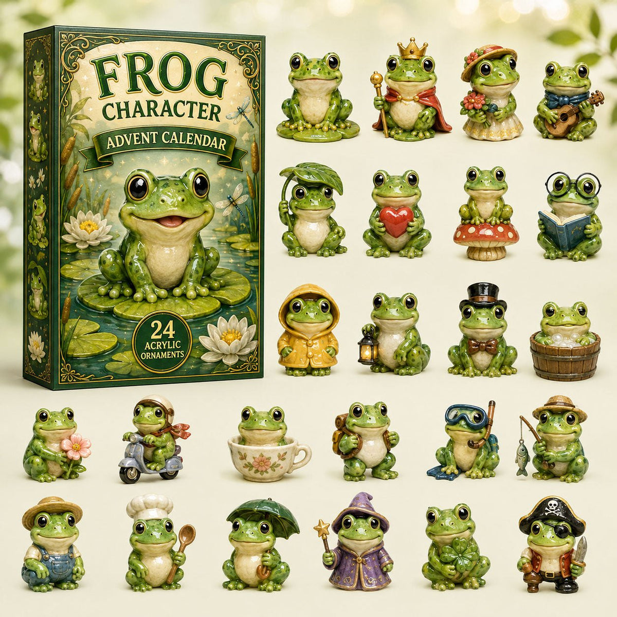 Character Frog advent calendar