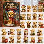 Cheetah Christmas advent calendar