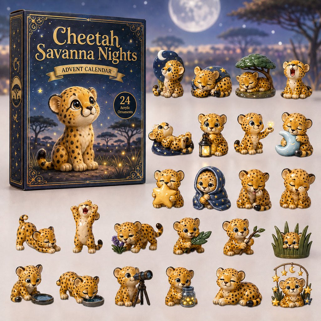 Cheetah Savanna Nights advent calendar