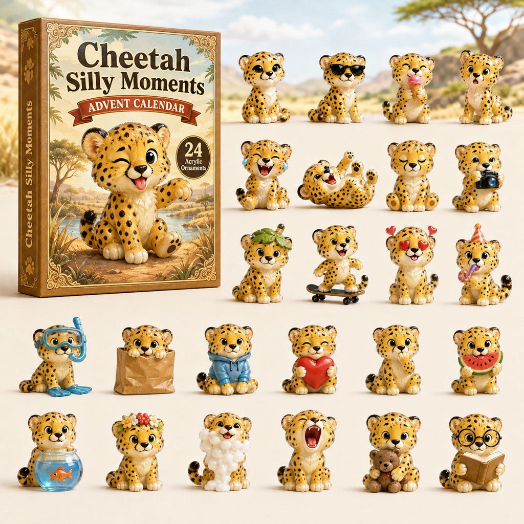 Cheetah Silly Moments advent calendar