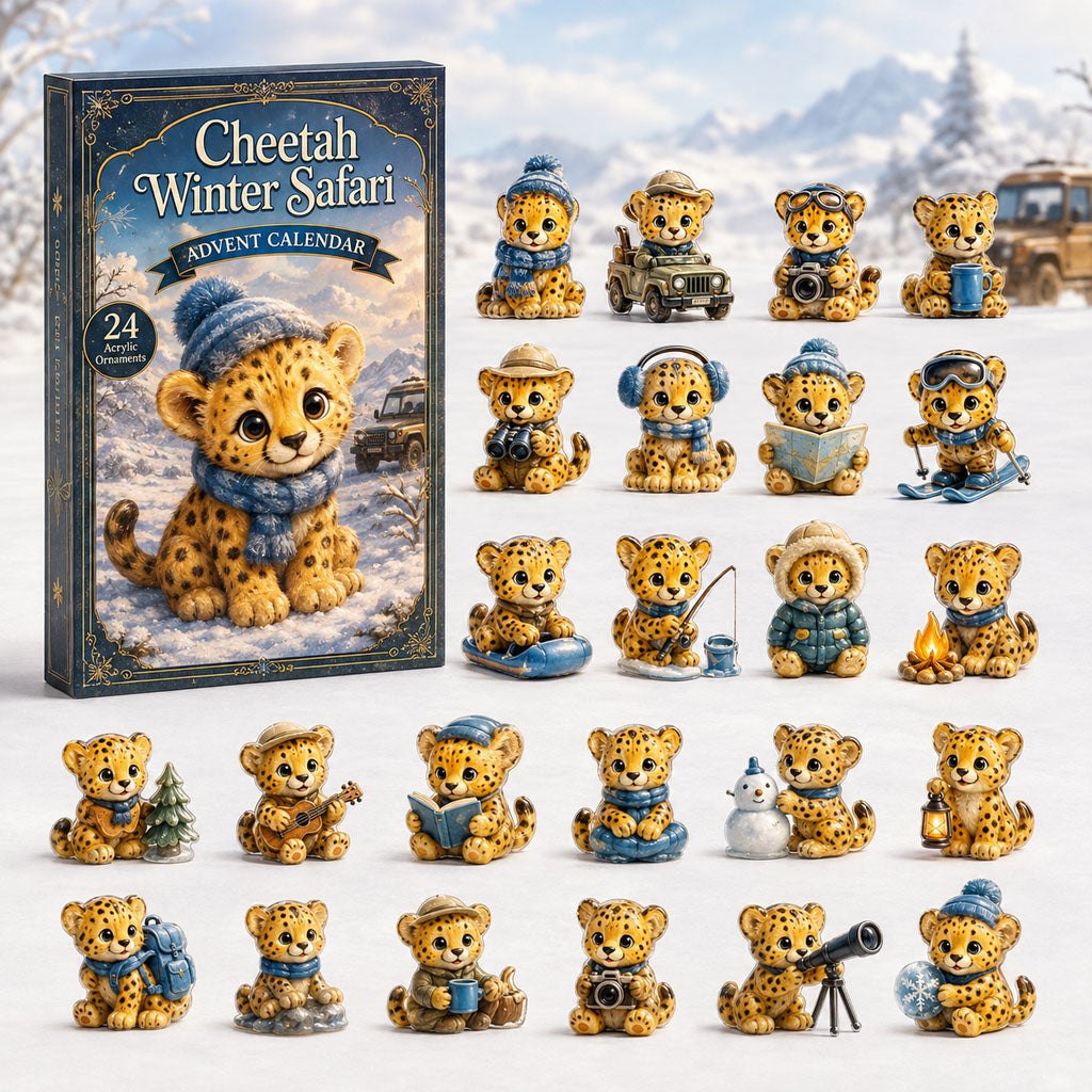 Cheetah Winter Safari advent calendar