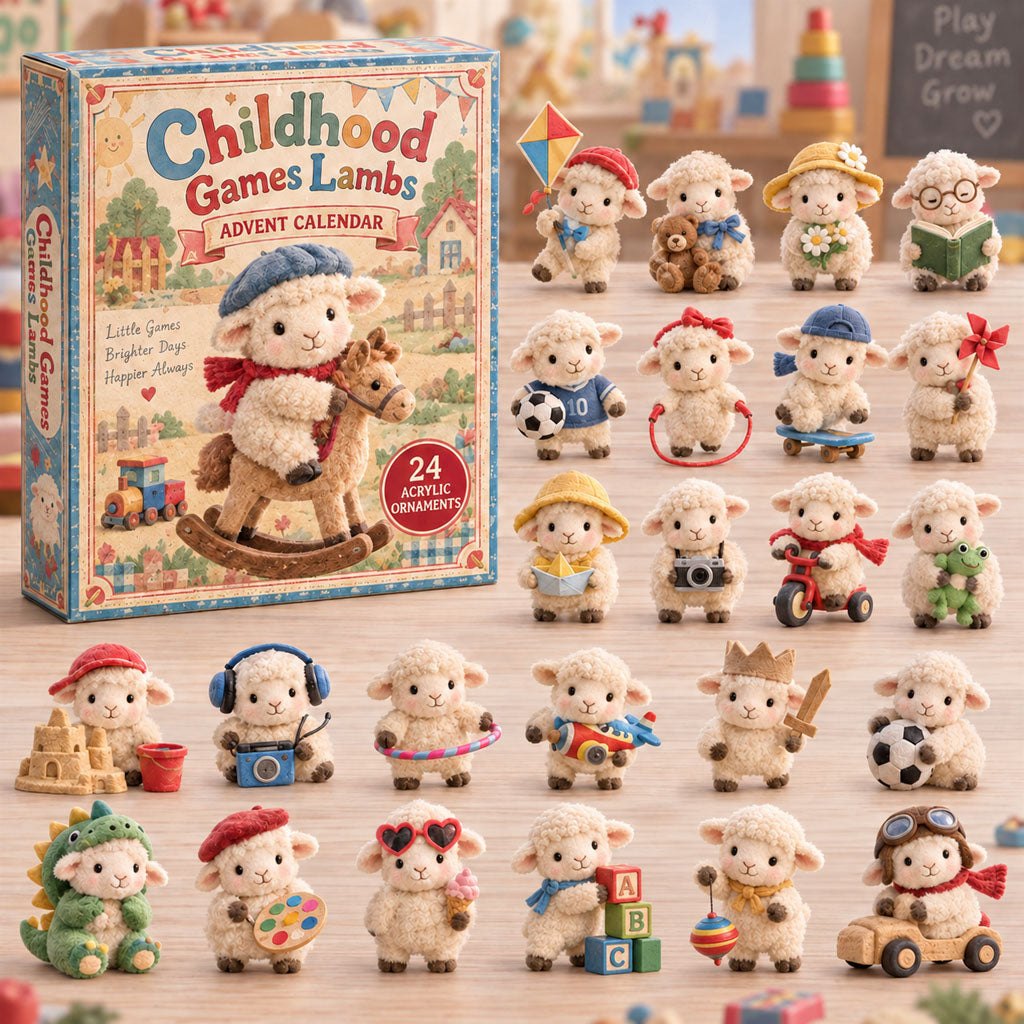 Childhood Games Lambs advent calendar