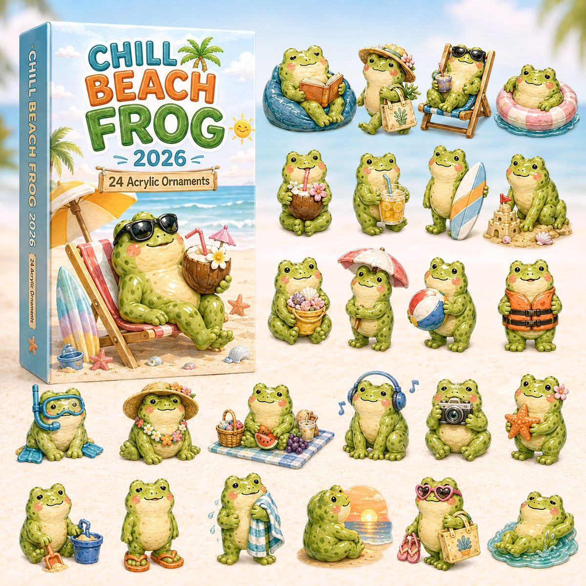 Chill Beach Frog advent calendar