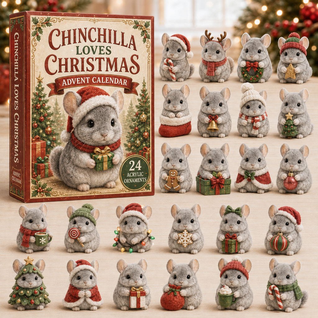 Chinchilla Loves Christmas advent calendar