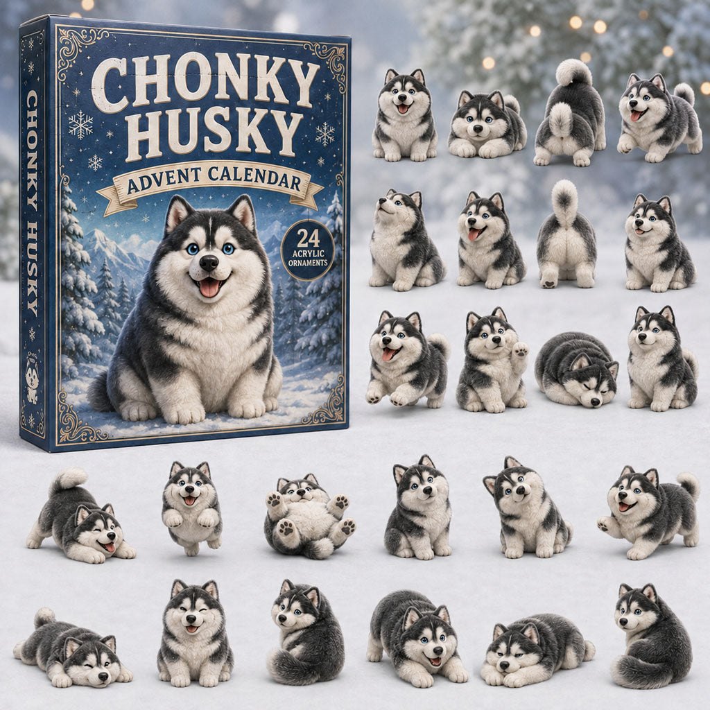 Chonky Husky advent calendar