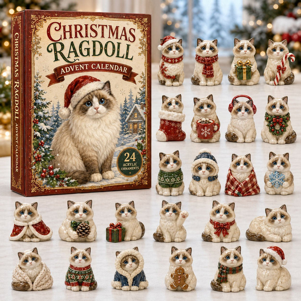 Chrismast Ragdoll advent calendar