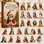 Christmas Afghan Hound advent calendar