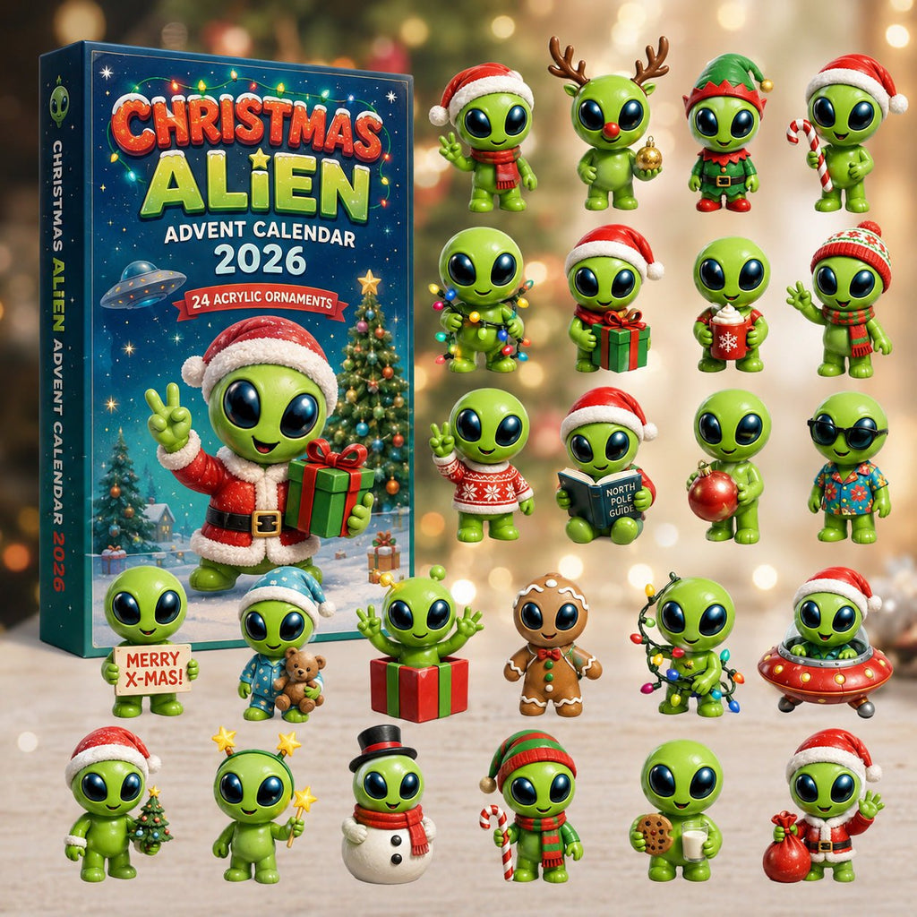 Christmas Alien advent calendar