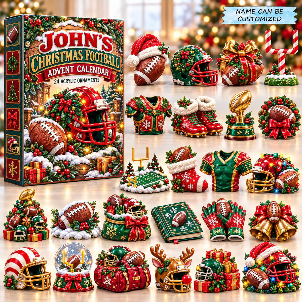 Christmas American Football advent calendar