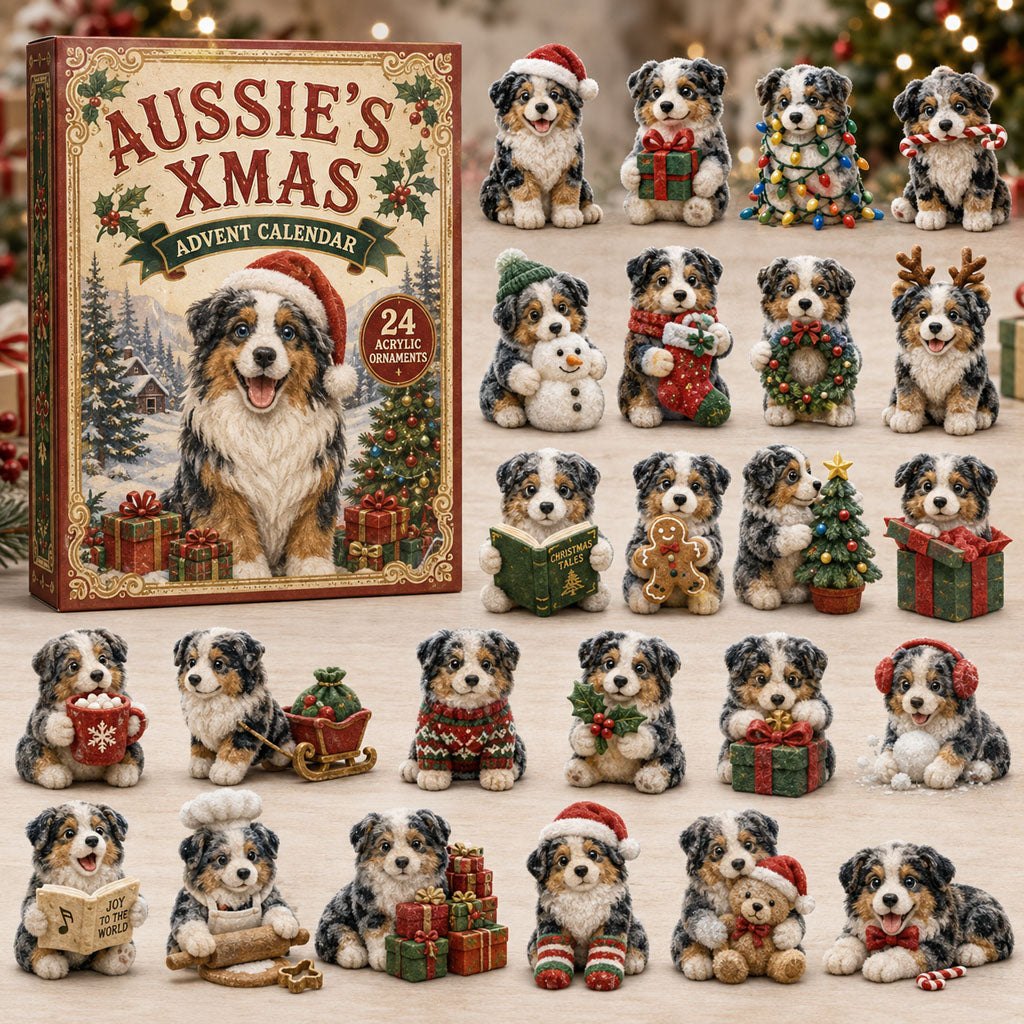 Christmas Aussie Dog advent calendar