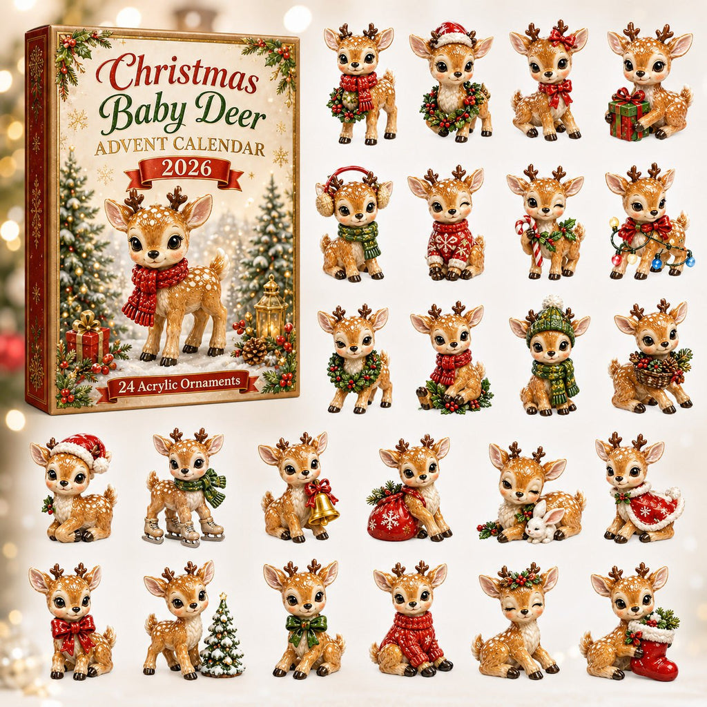 Christmas Baby Deer advent calendar
