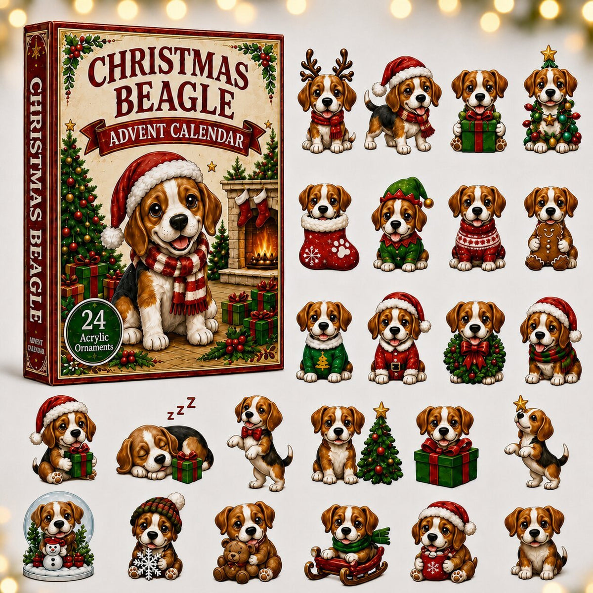 Christmas Beagle advent calendar