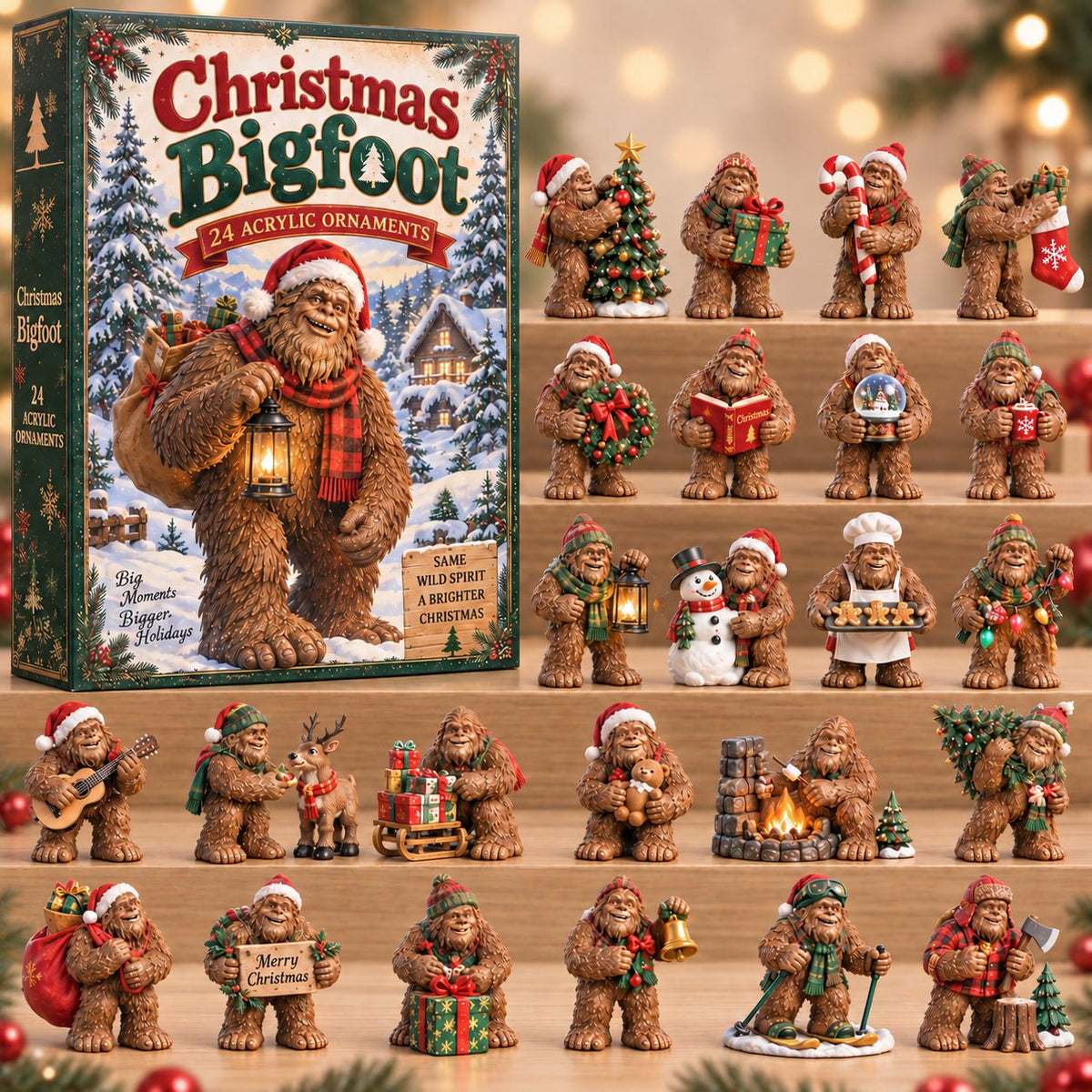 Christmas Bigfoot advent calendar