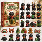 Christmas Black Labrador advent calendar