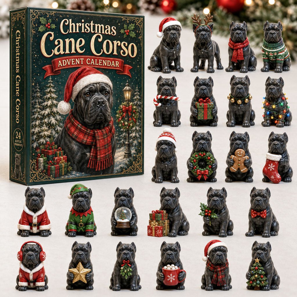 Christmas Cane Corso advent calendar