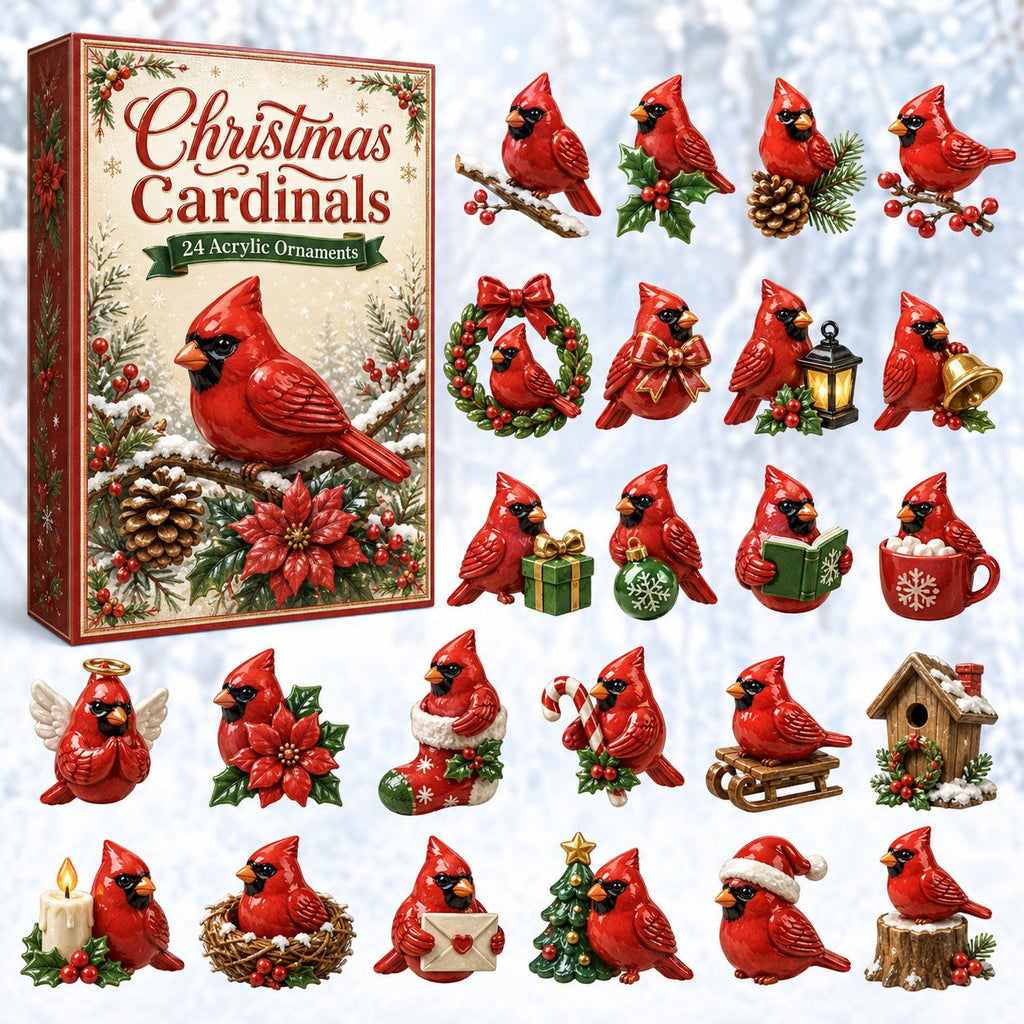 Christmas Cardinals advent calendar