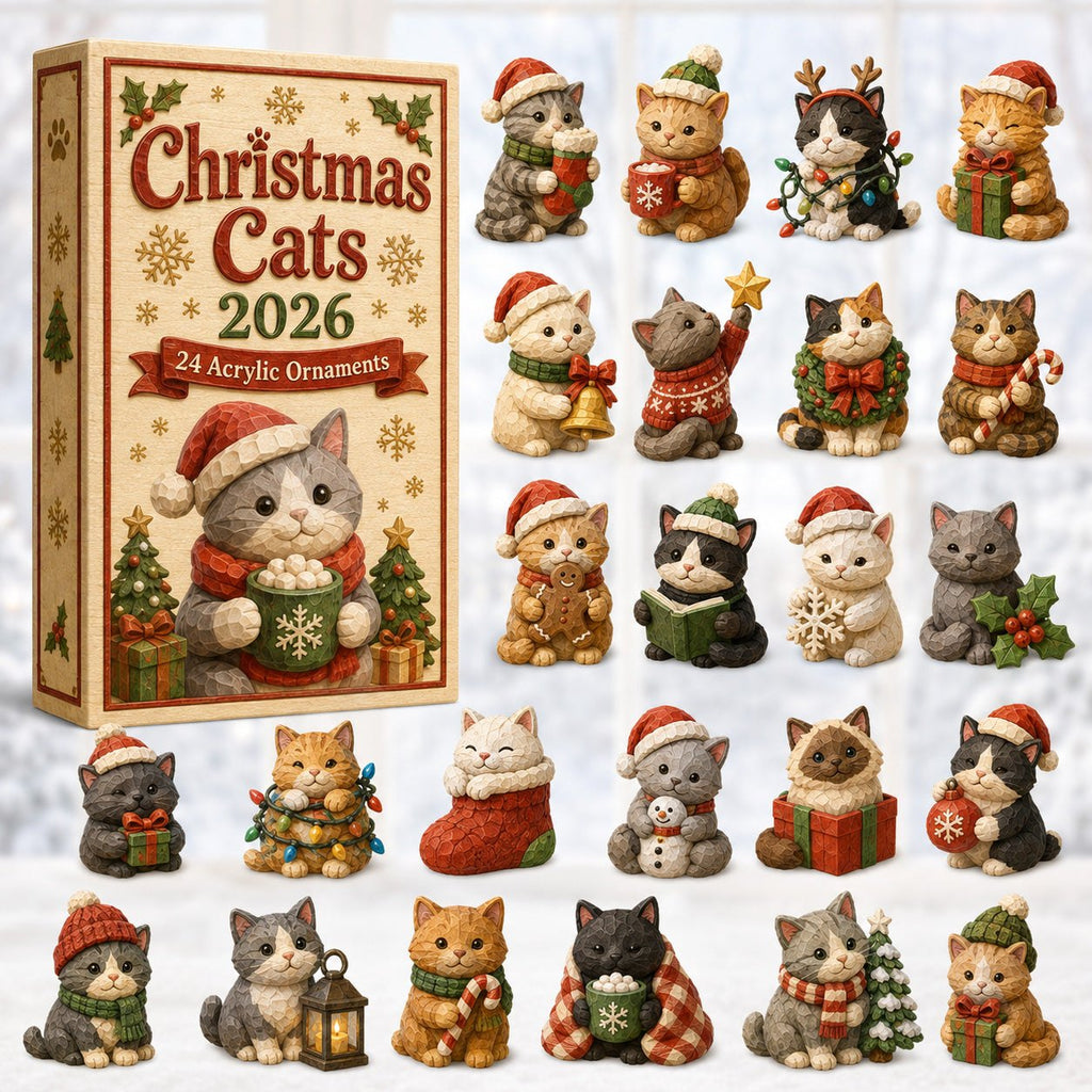 Christmas Cat House advent calendar