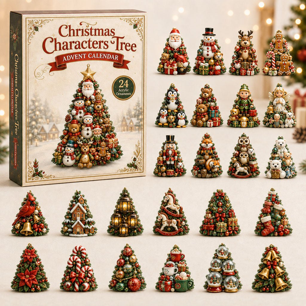 Christmas Character Tree advent calendar