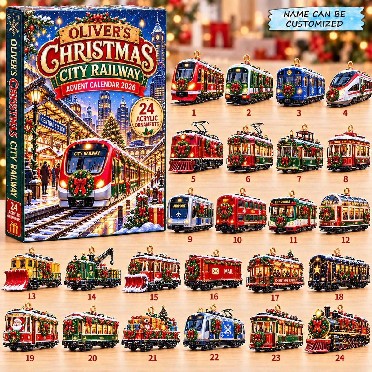 Christmas City Railway advent calendar