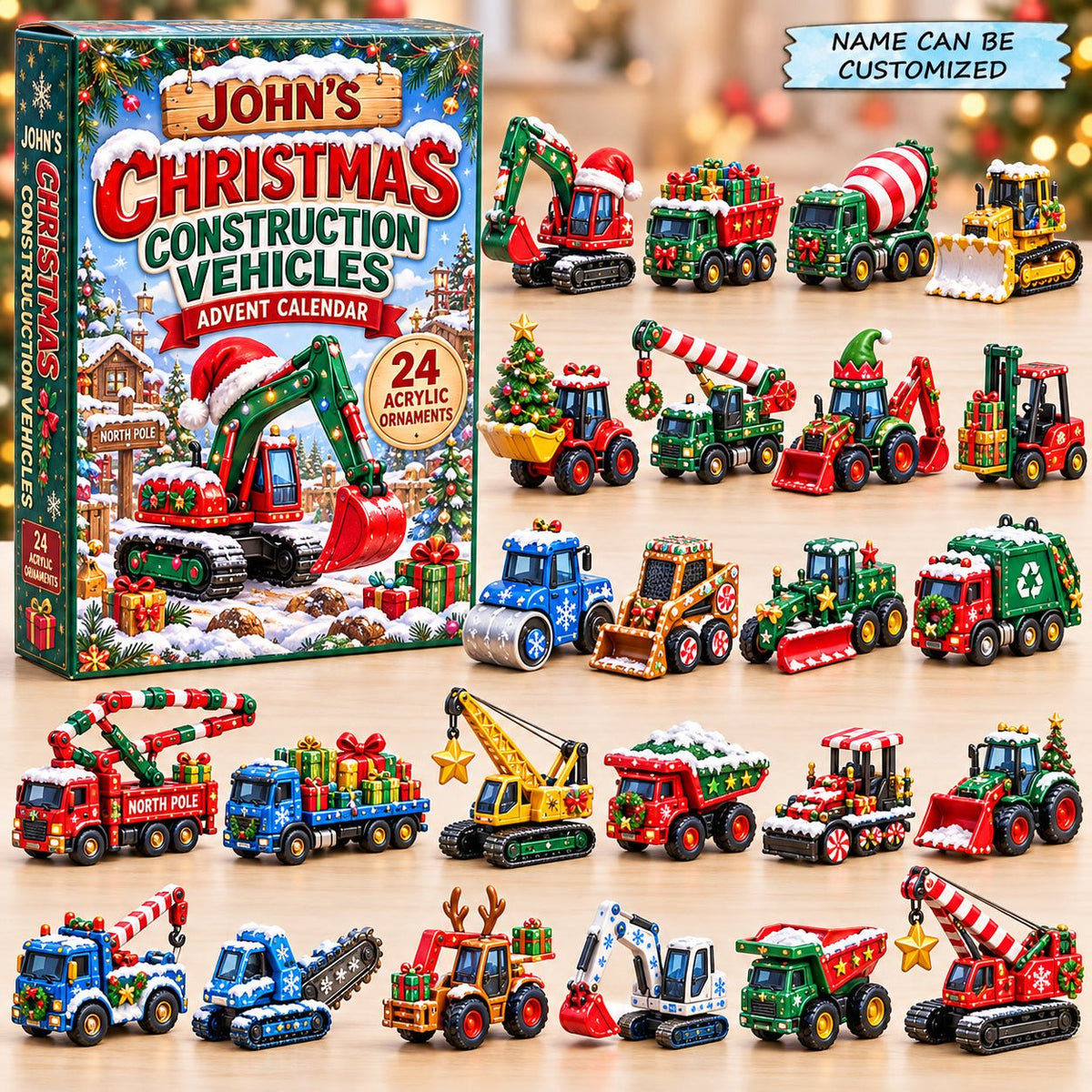 Christmas Constructive Vehicles advent calendar