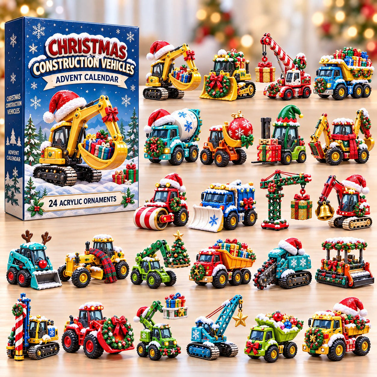 Christmas Constructive Vehicles advent calendar