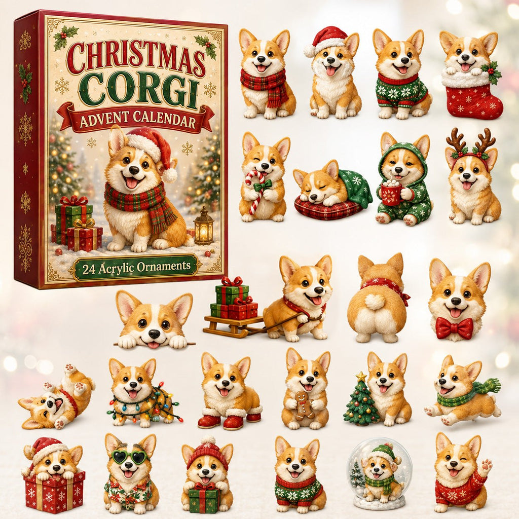 Christmas Corgi advent calendar