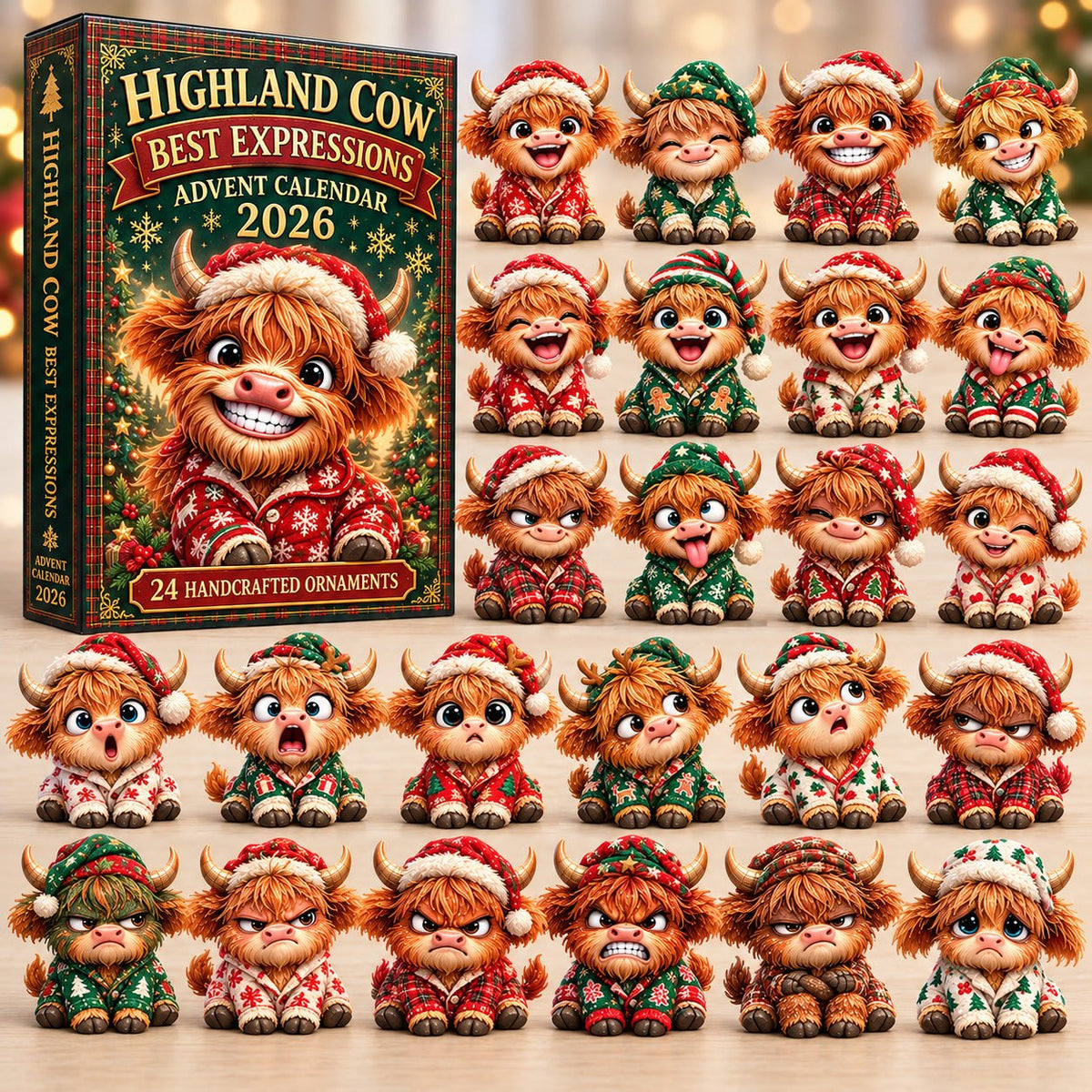 Christmas Cow Expressions advent calendar