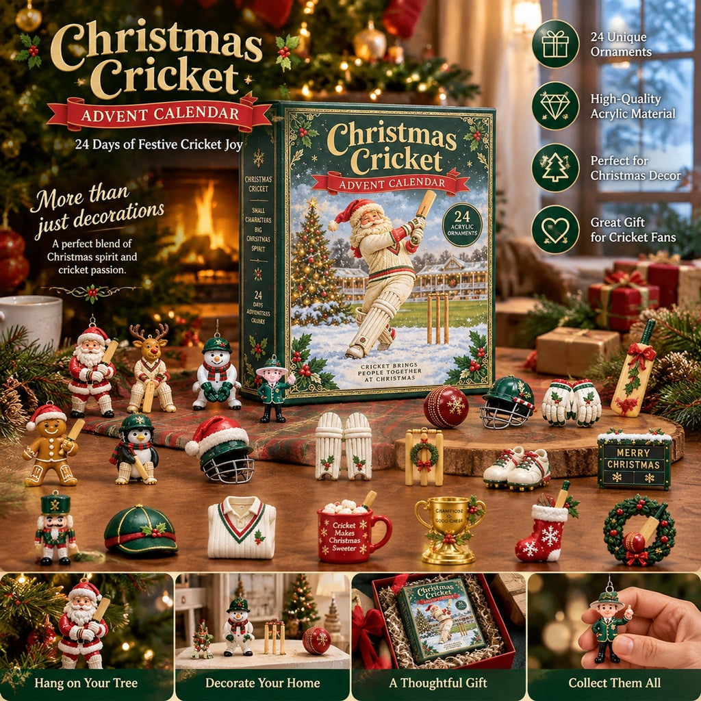 Christmas Cricket advent calendar