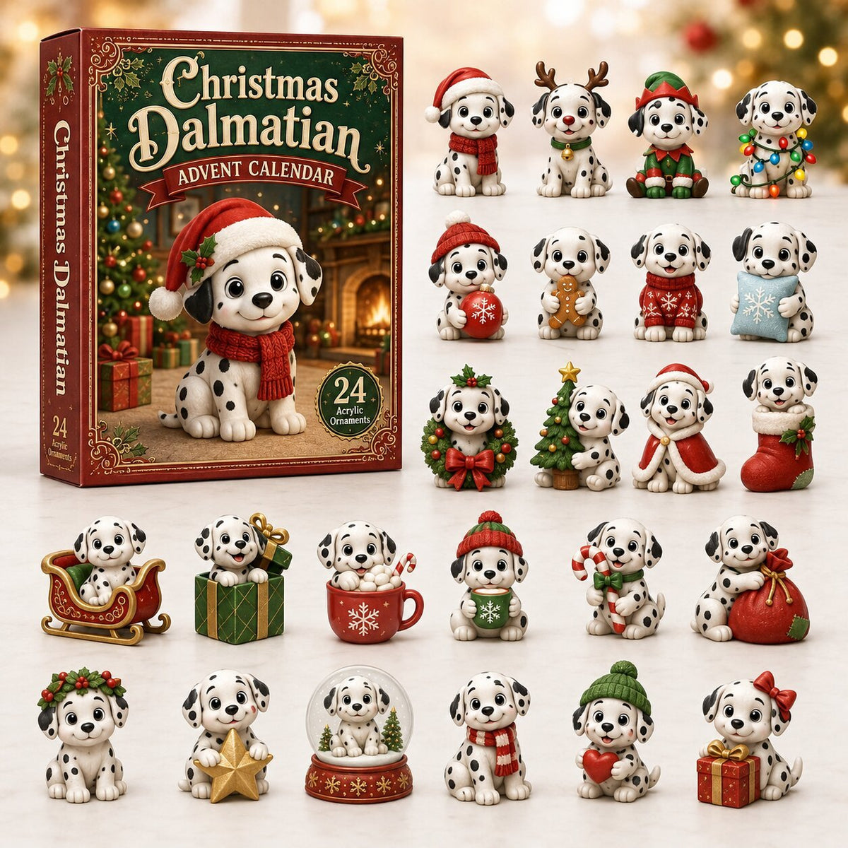 Christmas Dalmatian advent calendar