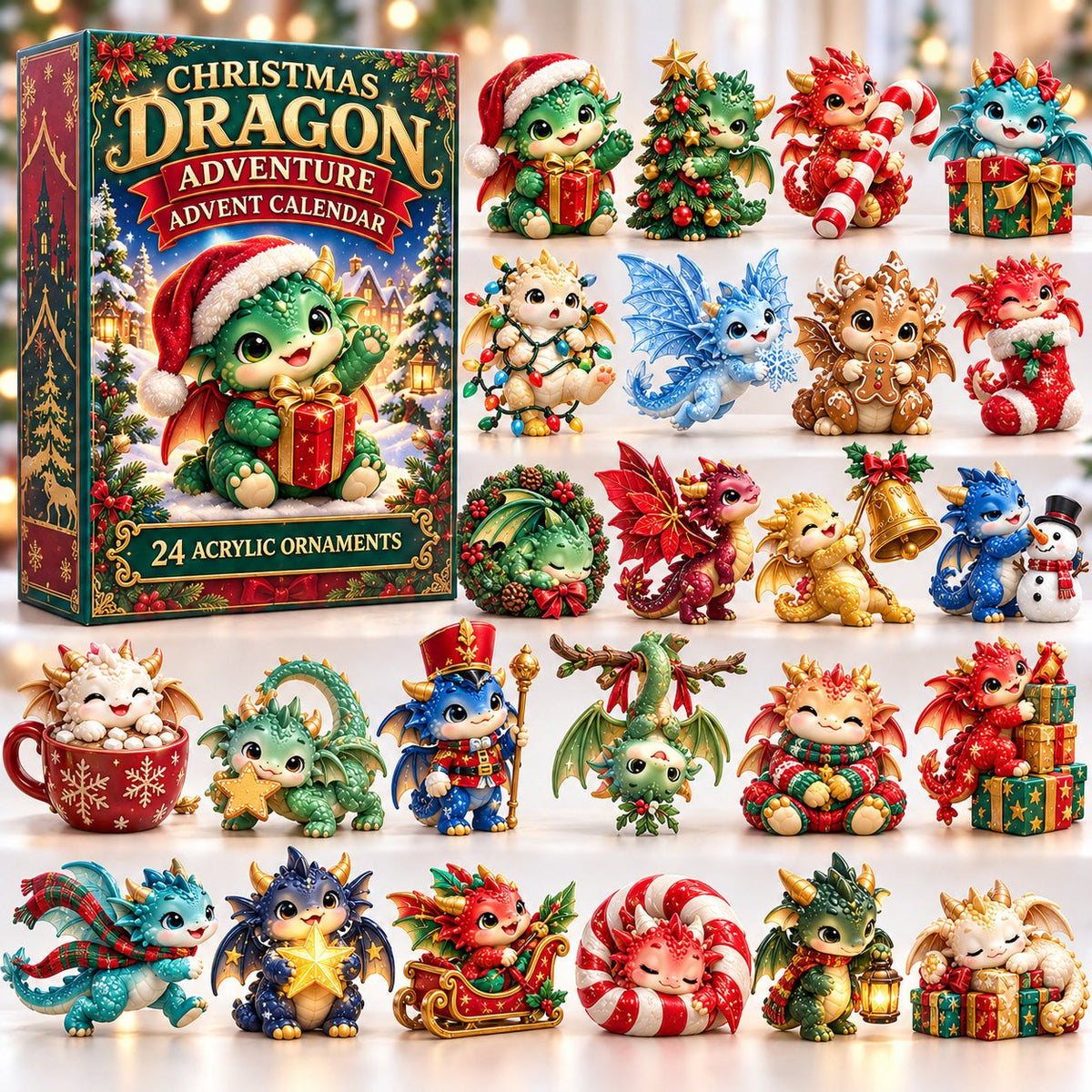 Christmas Dragon advent calendar