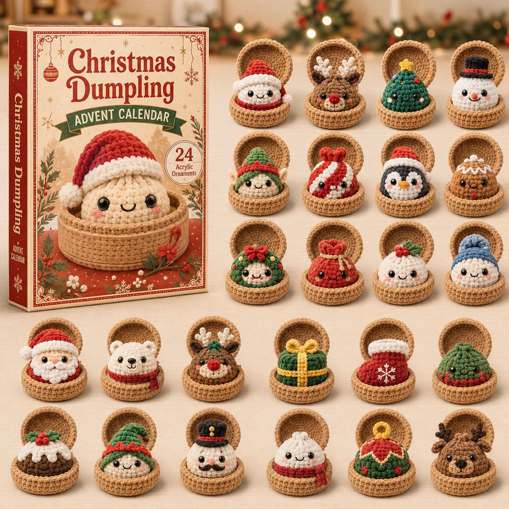 Christmas Dumpling Crochet advent calendar