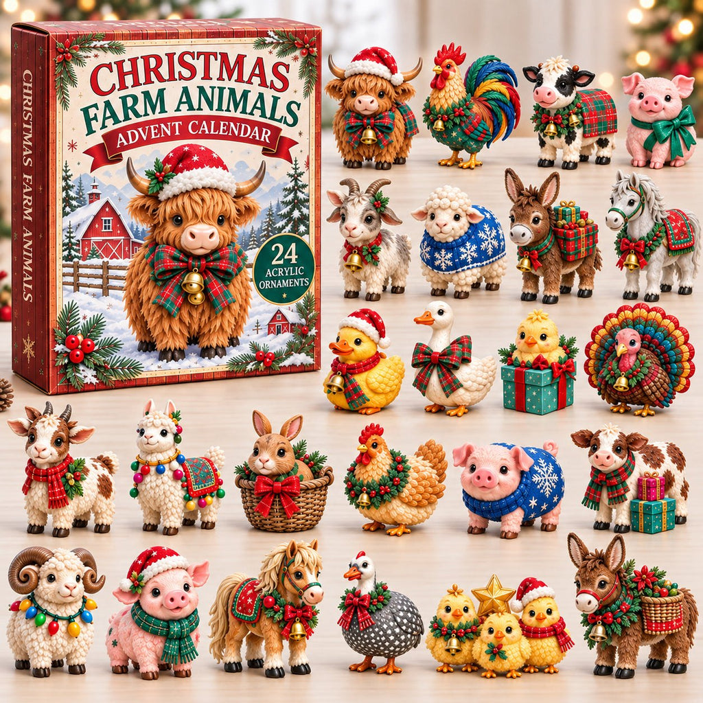 Christmas Farm Animals advent calendar