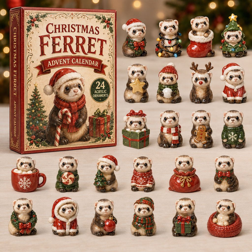 Christmas Ferret advent calendar