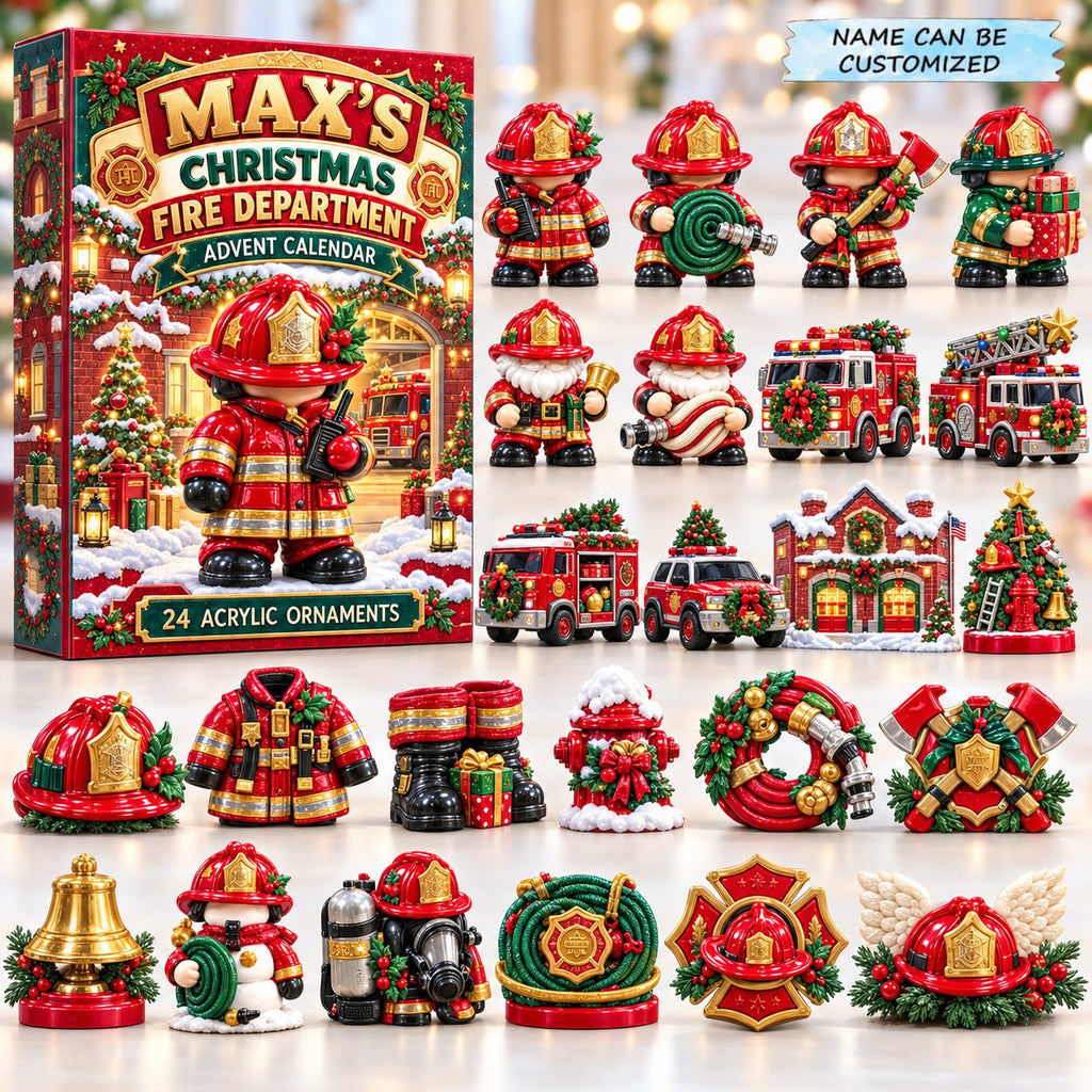 Christmas Fire Department advent calendar