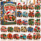 Christmas Fire Trucks advent calendar
