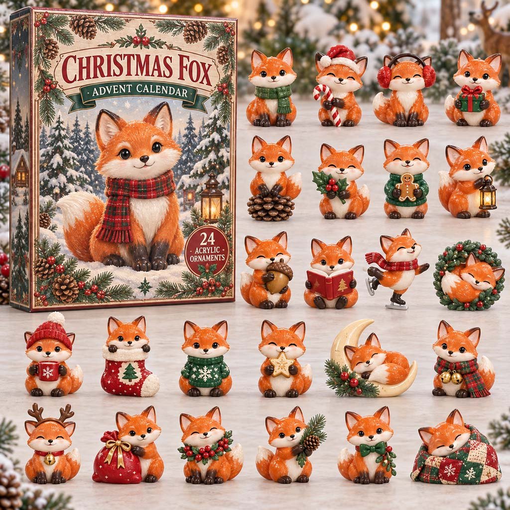 Christmas Fox advent calendar