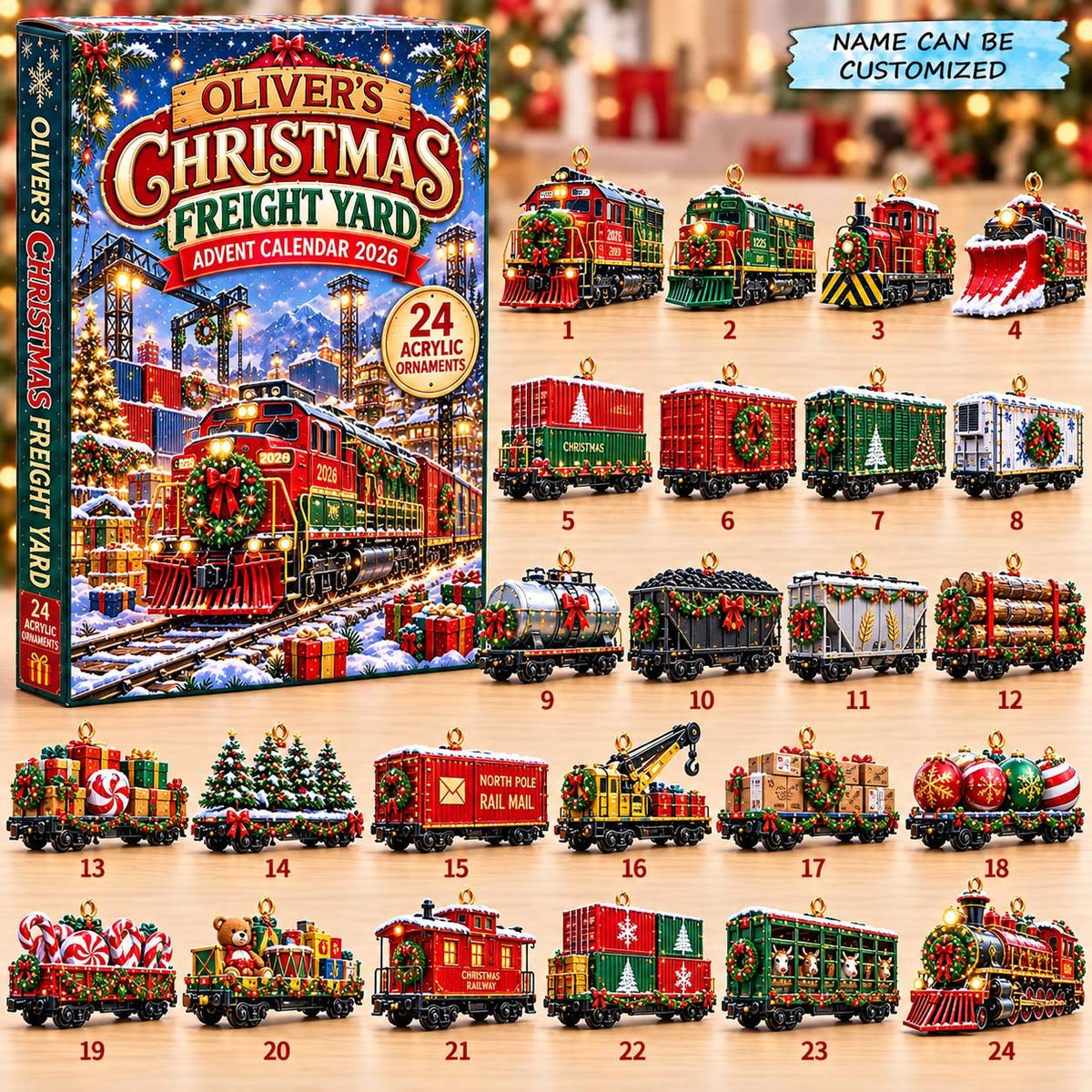 Christmas Freight Yard advent calendar