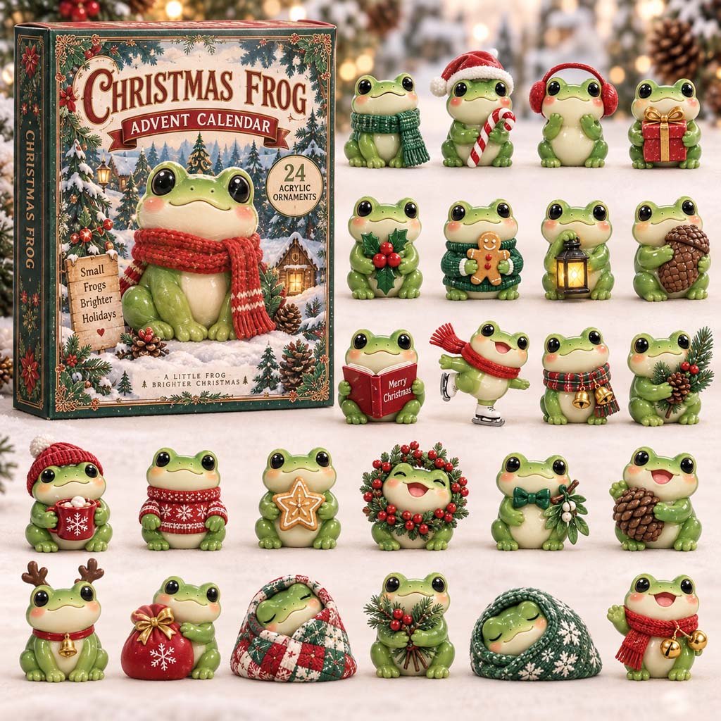 Christmas Frog advent calendar