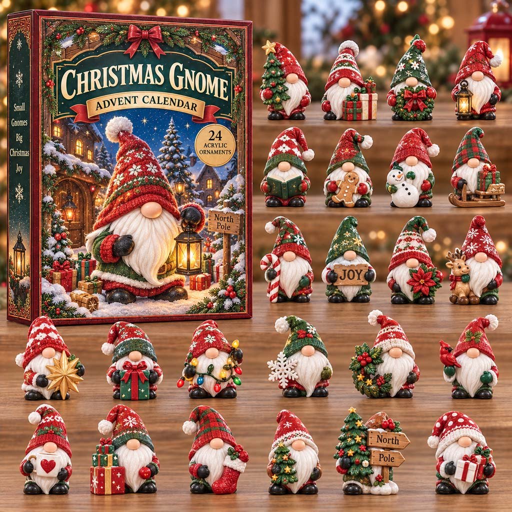 Christmas Gnome advent calendar