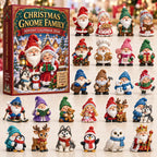 Christmas Gnome Family advent calendar