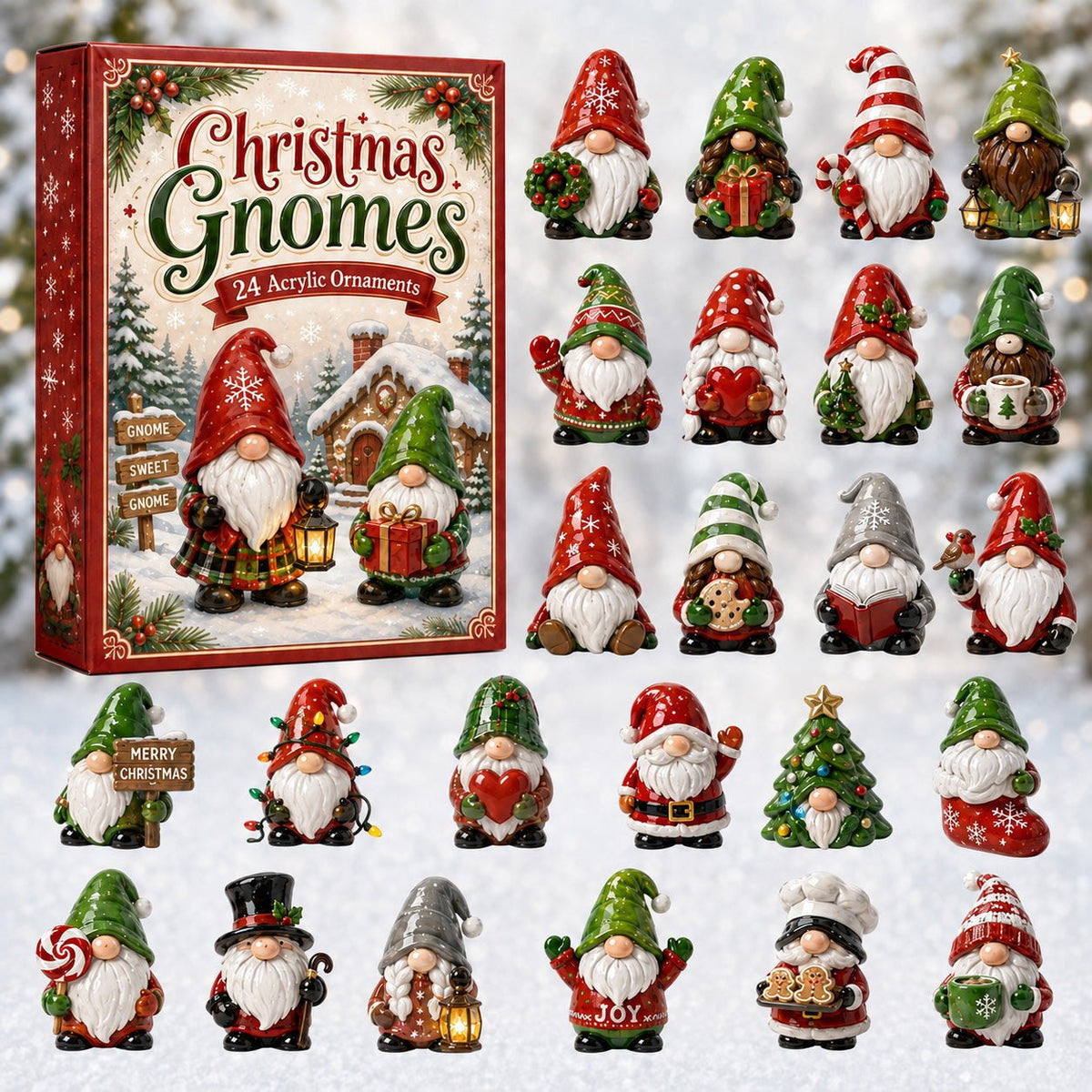 Christmas Gnomes advent calendar