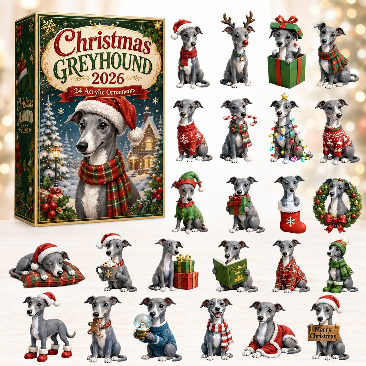 Christmas Greyhound advent calendar