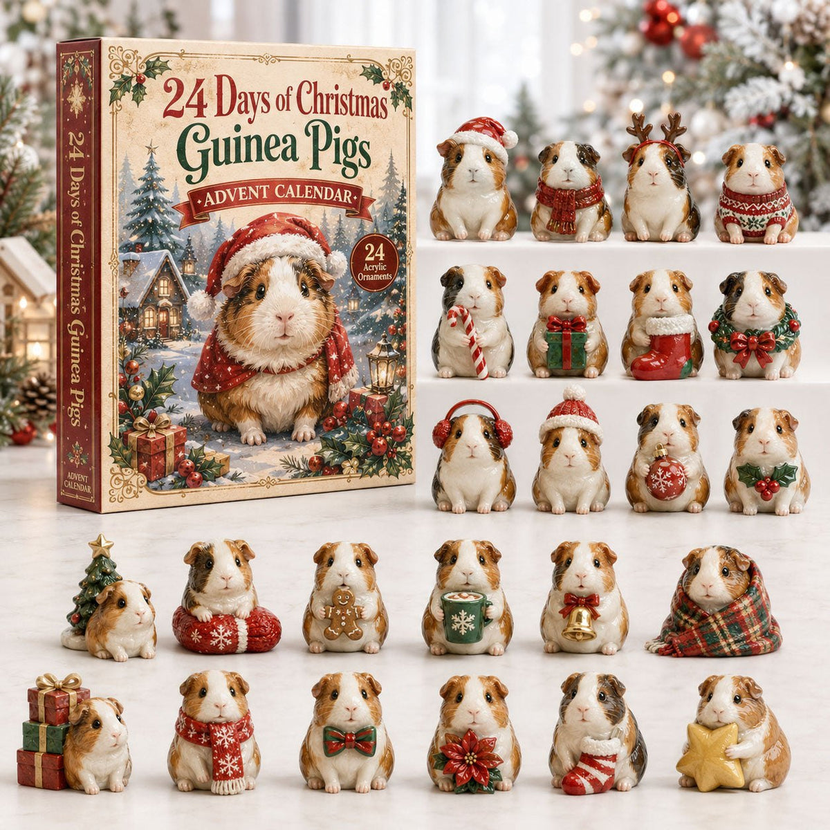 Christmas Guinea Pig advent calendar