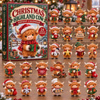 Christmas Highland Cow advent calendar