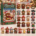Christmas Highland Cow advent calendar