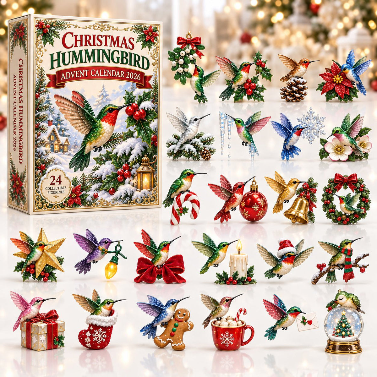 Christmas Hummingbird advent calendar