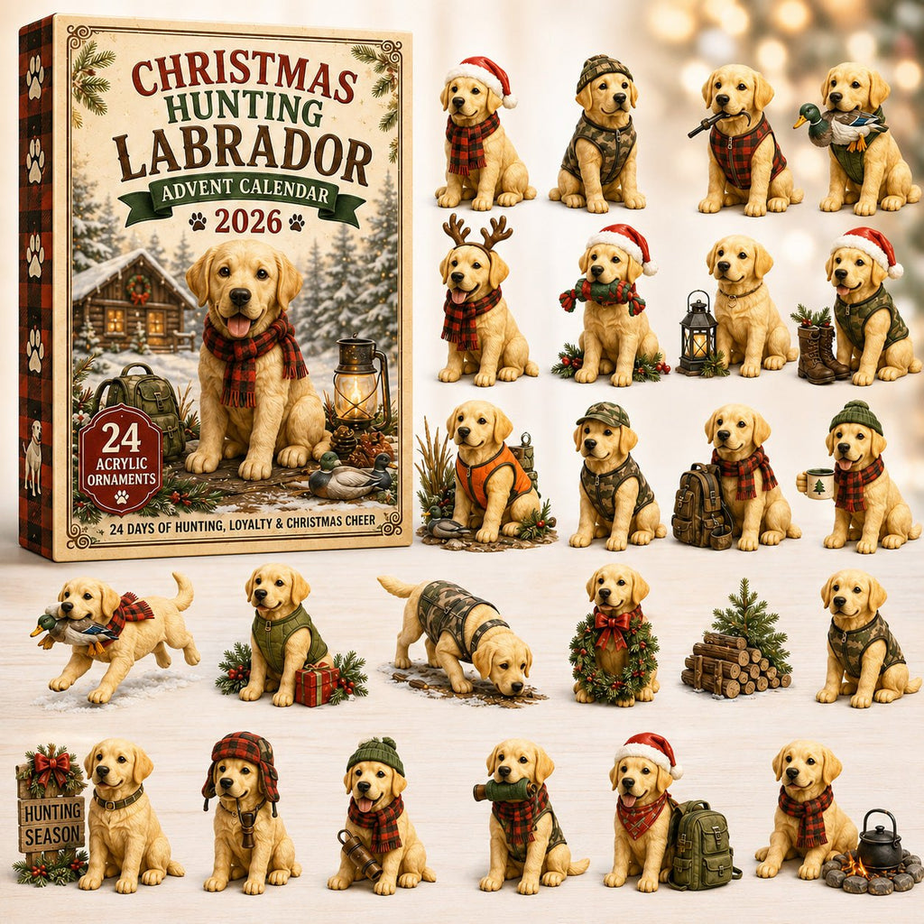 Christmas Hunting Labrador advent calendar