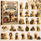 Christmas Hunting Labrador advent calendar