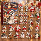 Christmas Husky advent calendar