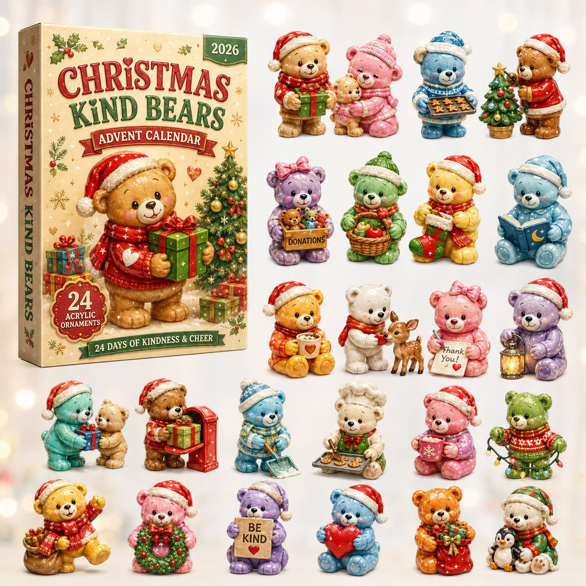 Christmas Kind Bears advent calendar